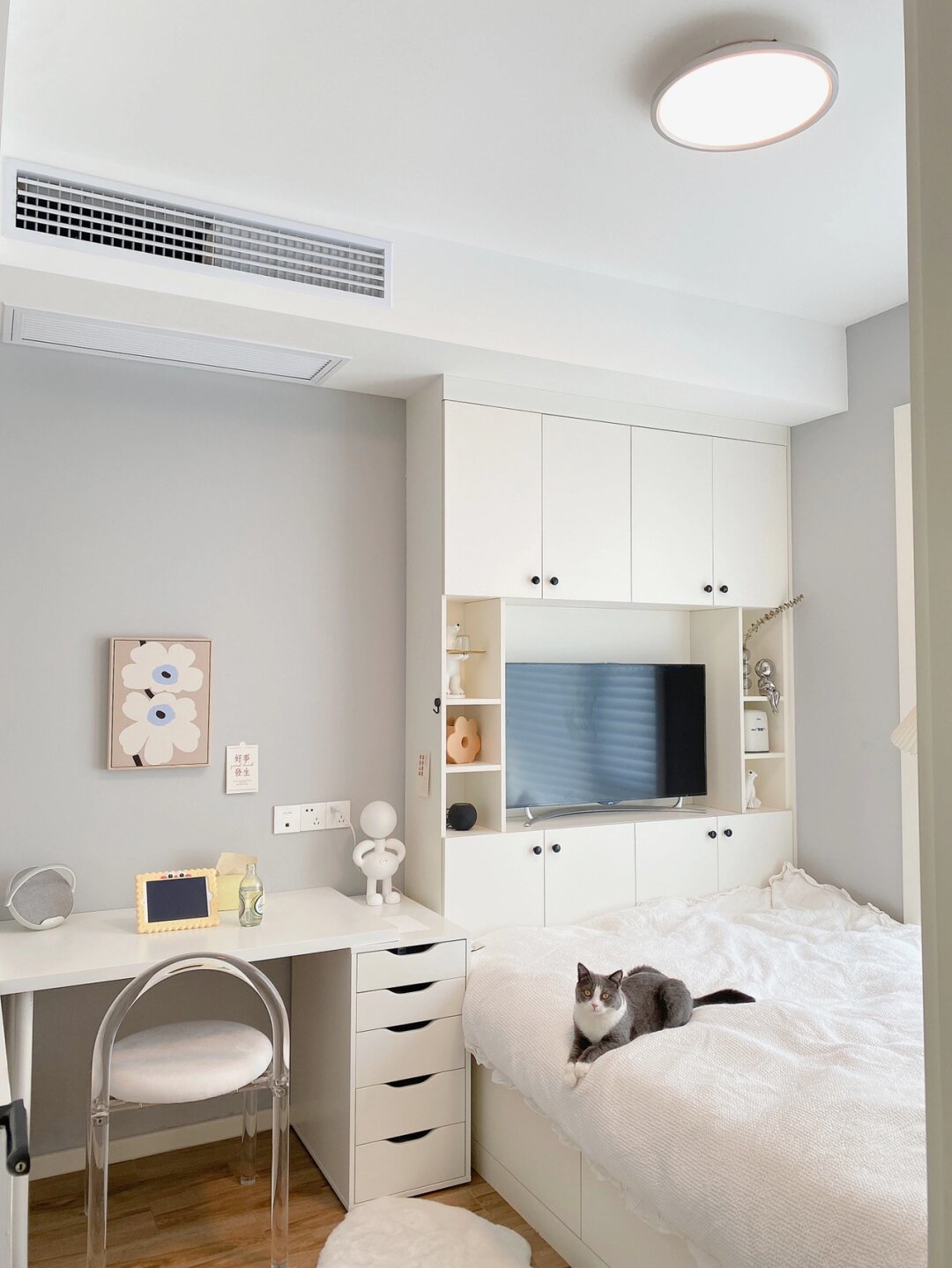 7 ㎡榻榻米房改造｜改完老公和我抢着用！
这间卧室是我家面积zui小的房间，只有