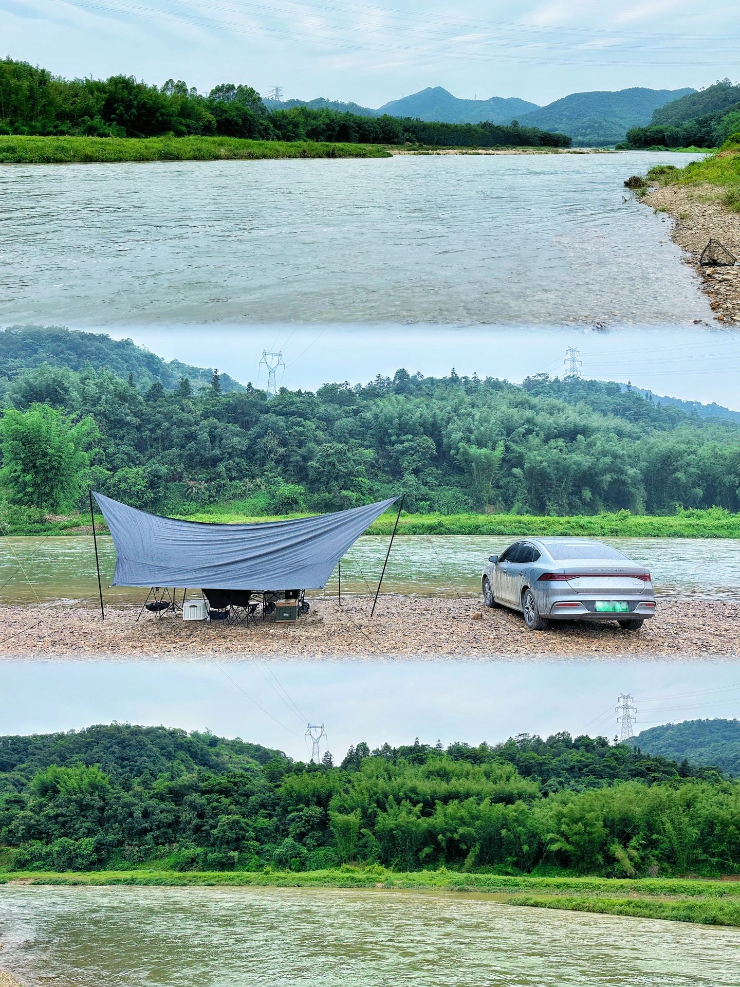 广州周边｜轿车直达水边的免费露营地