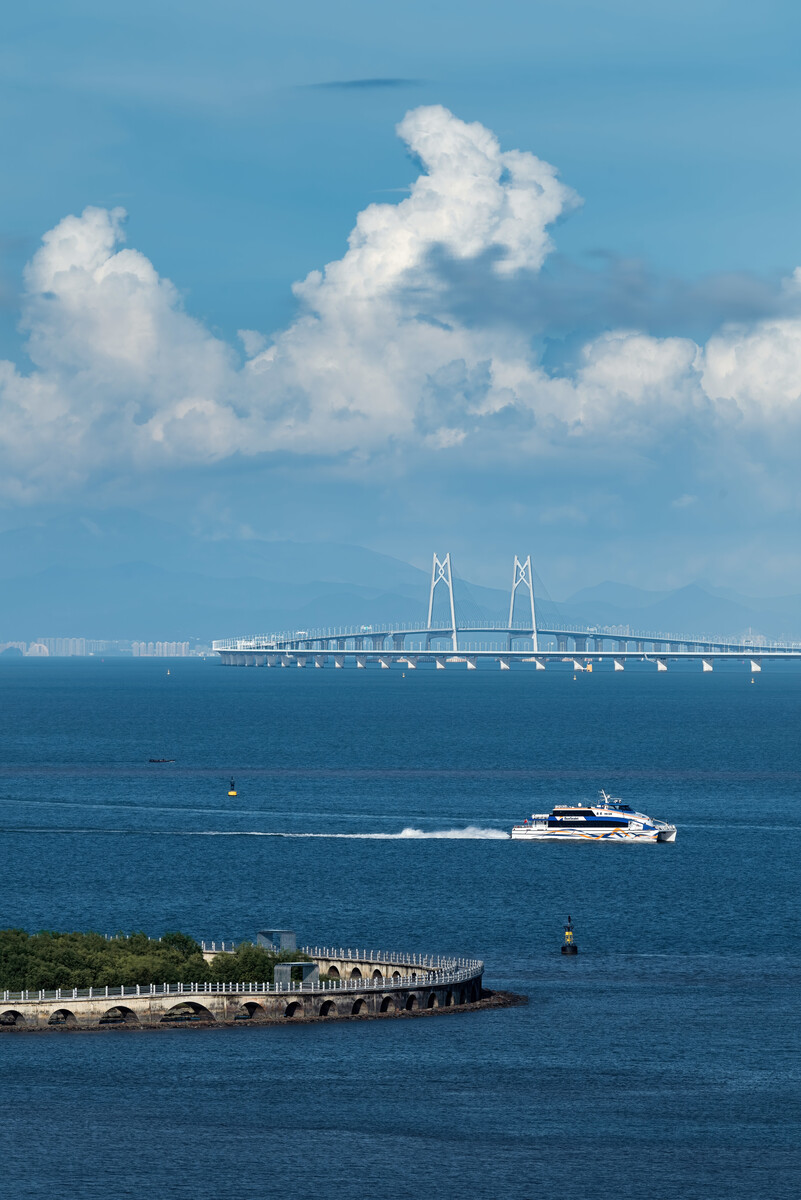 珠海游艇海上看港珠澳大桥1小时攻略！