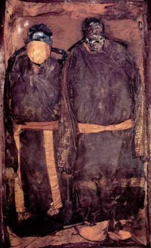 1988年5月在哈尔滨挖出了一座850年前的金代古墓，一口棺木中躺着男女两具遗骸