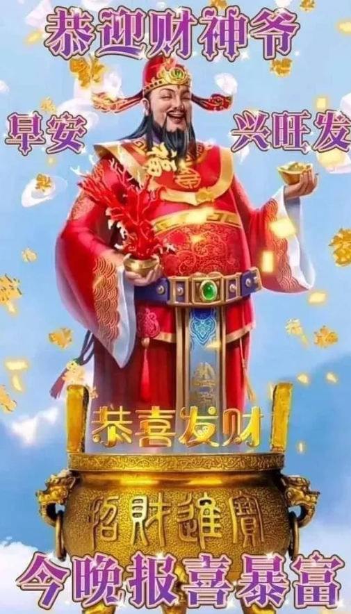 福拜财神，吉日拔财