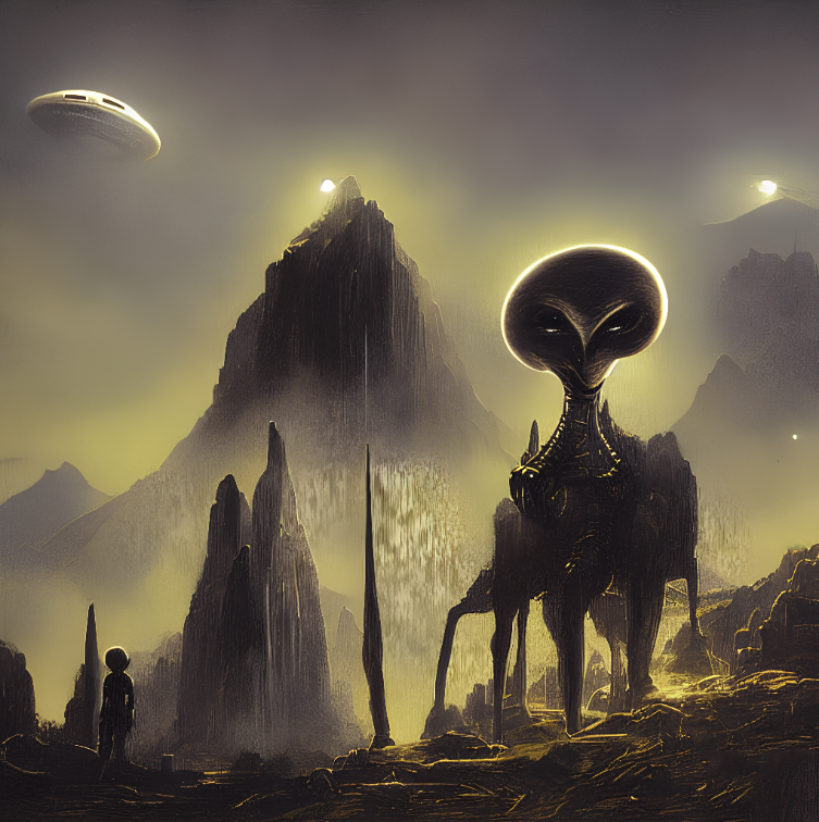 AI眼中的外星人，只有到了AI时代，才能看到这些图！