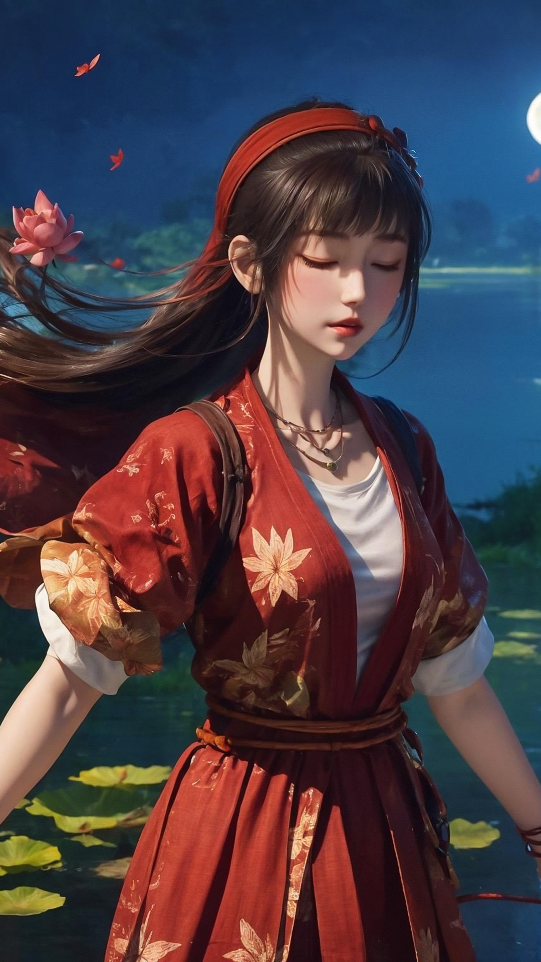 国漫女神AI绘画｜《画江湖之天罡》樊巧儿4K高清无水印手机壁纸推荐！