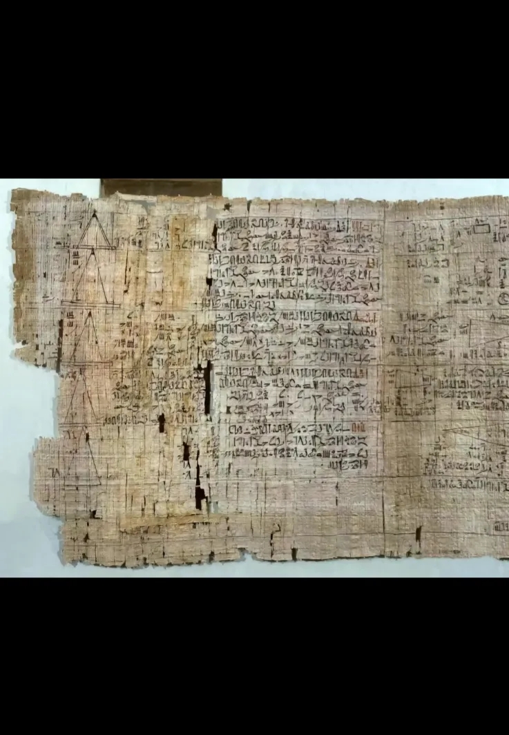震惊！！！埃及最近又出土了5000年前的草纸，而且纸上一共记录了84道数学题，黑