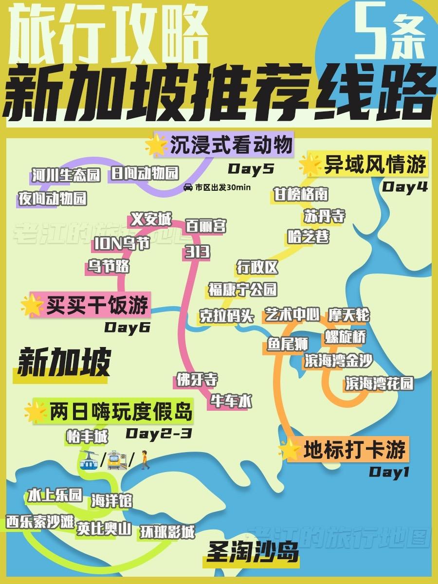 新加坡|2五条超棒的线路帮你玩转新加坡