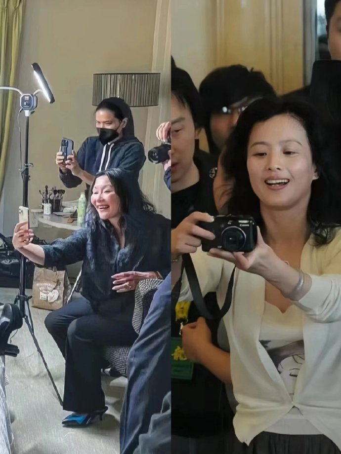刘亦菲妈妈和谷爱凌妈妈看自己孩子的眼神 ​
