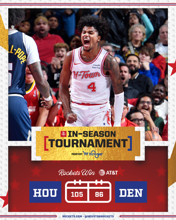 【主场龙】

火箭双杀了掘金，取得了主场八连胜，妥妥的主场龙！要知道本赛季，客场