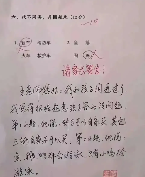 家长的水平比老师都高！