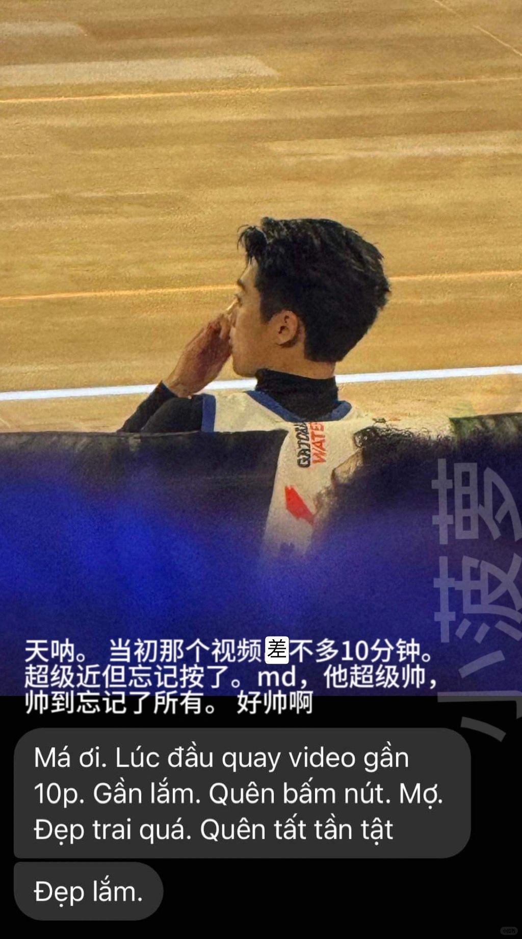 王鹤棣的颜值连男生都得迷住
我有一位朋友在美国，她不是粉丝，看了以爱为营之后就知