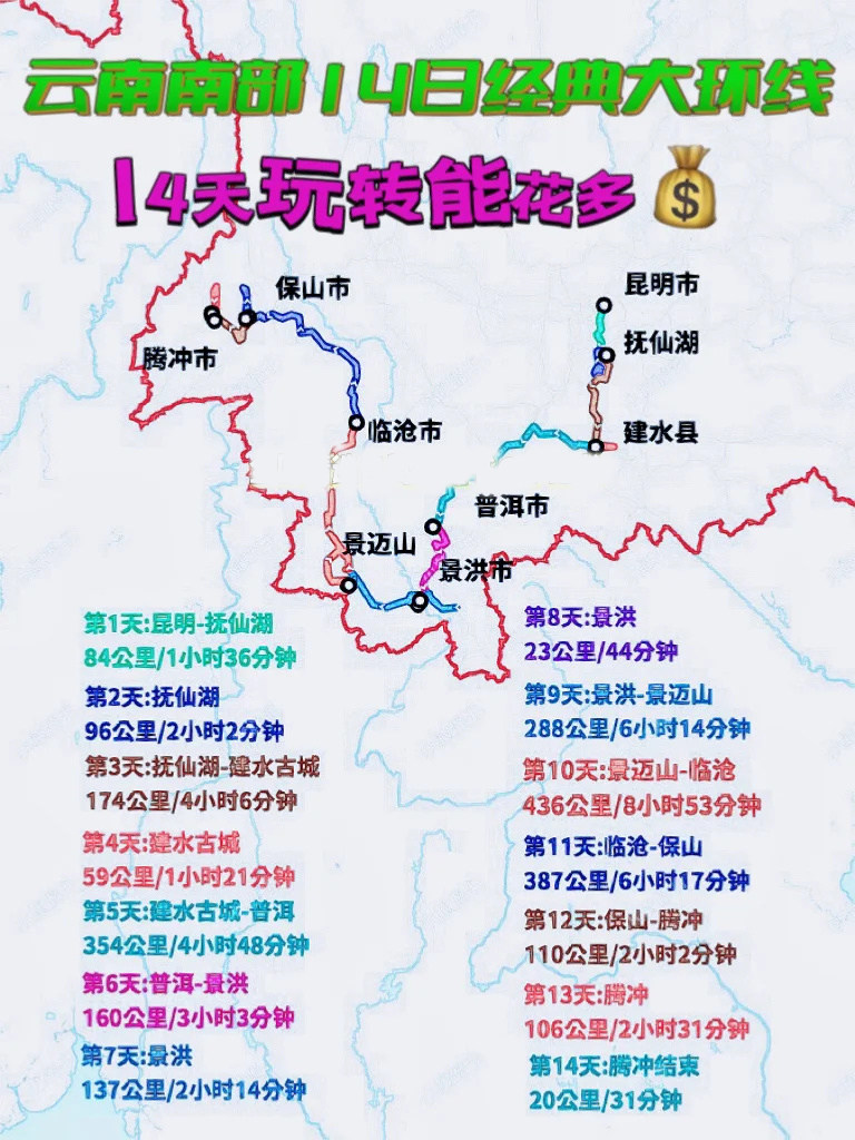 💰14天玩转云南南部