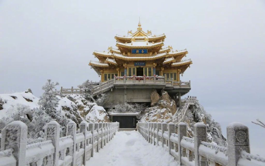 【穿越时间长河，云赏老君山历年雪景】老君山一下雪，总会引起不小的赏雪潮。漫天雪花