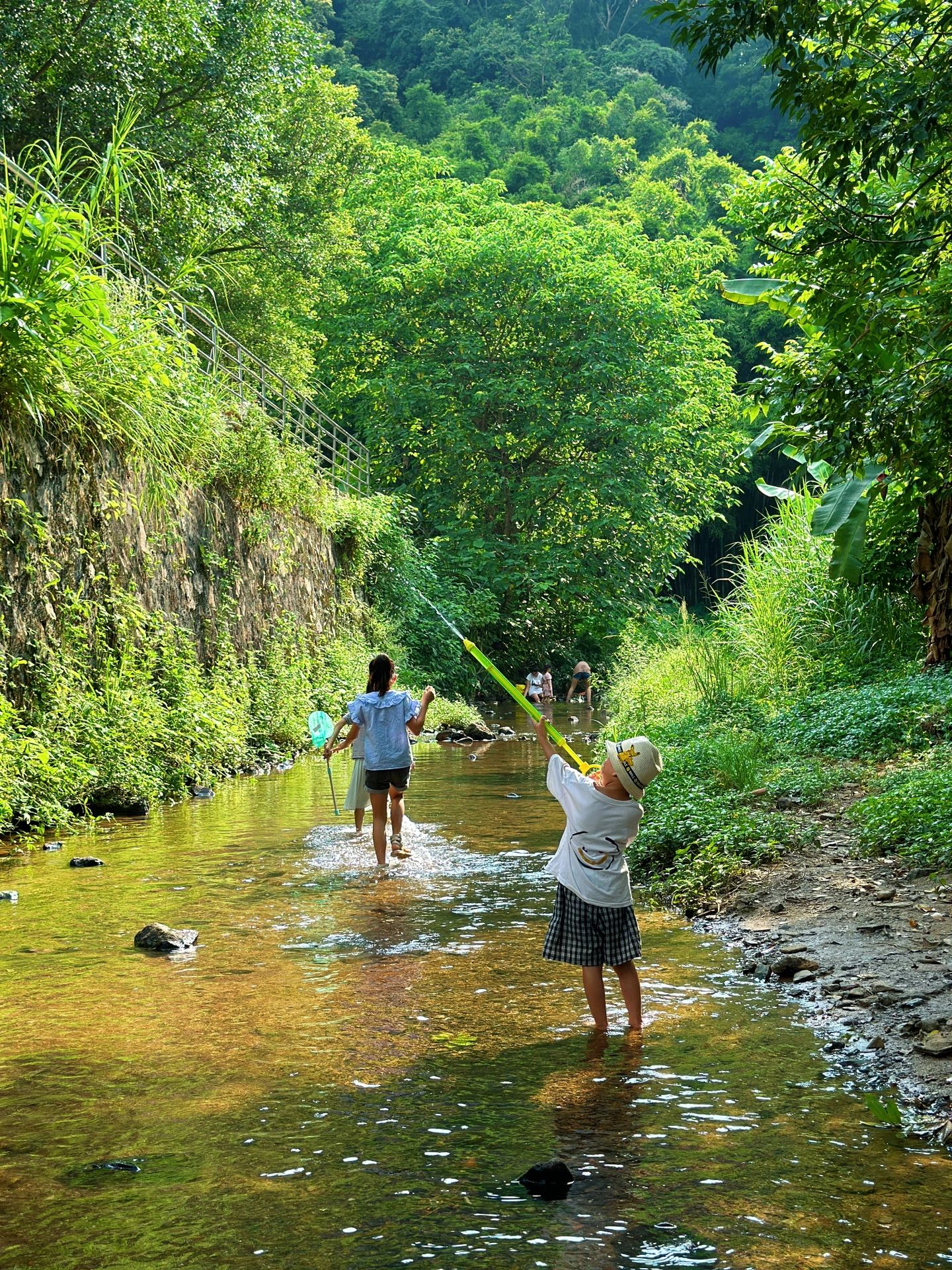 广州半小时直达阴凉玩水地❗️露营玩水捞鱼