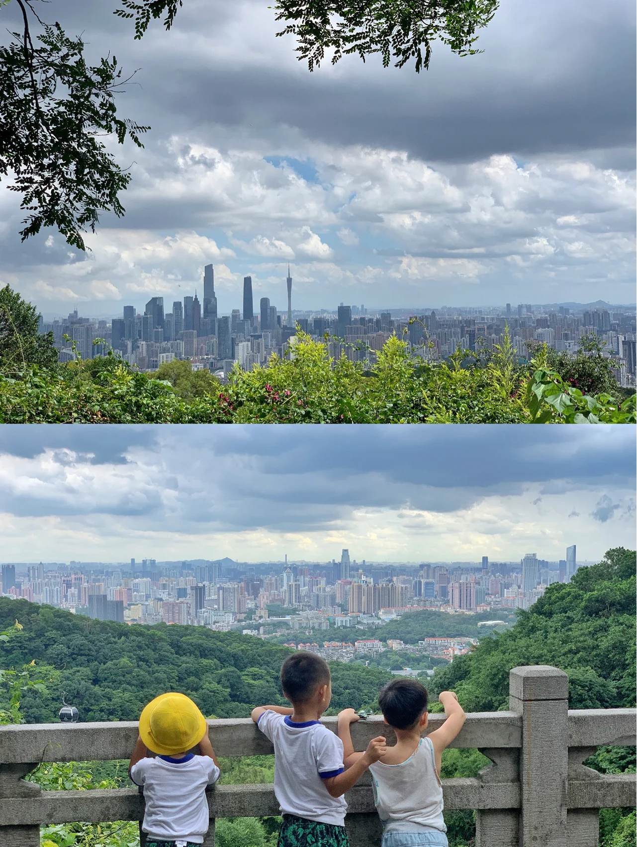 广州天际线｜白云山亲子玩法｜缆车滑道滑草