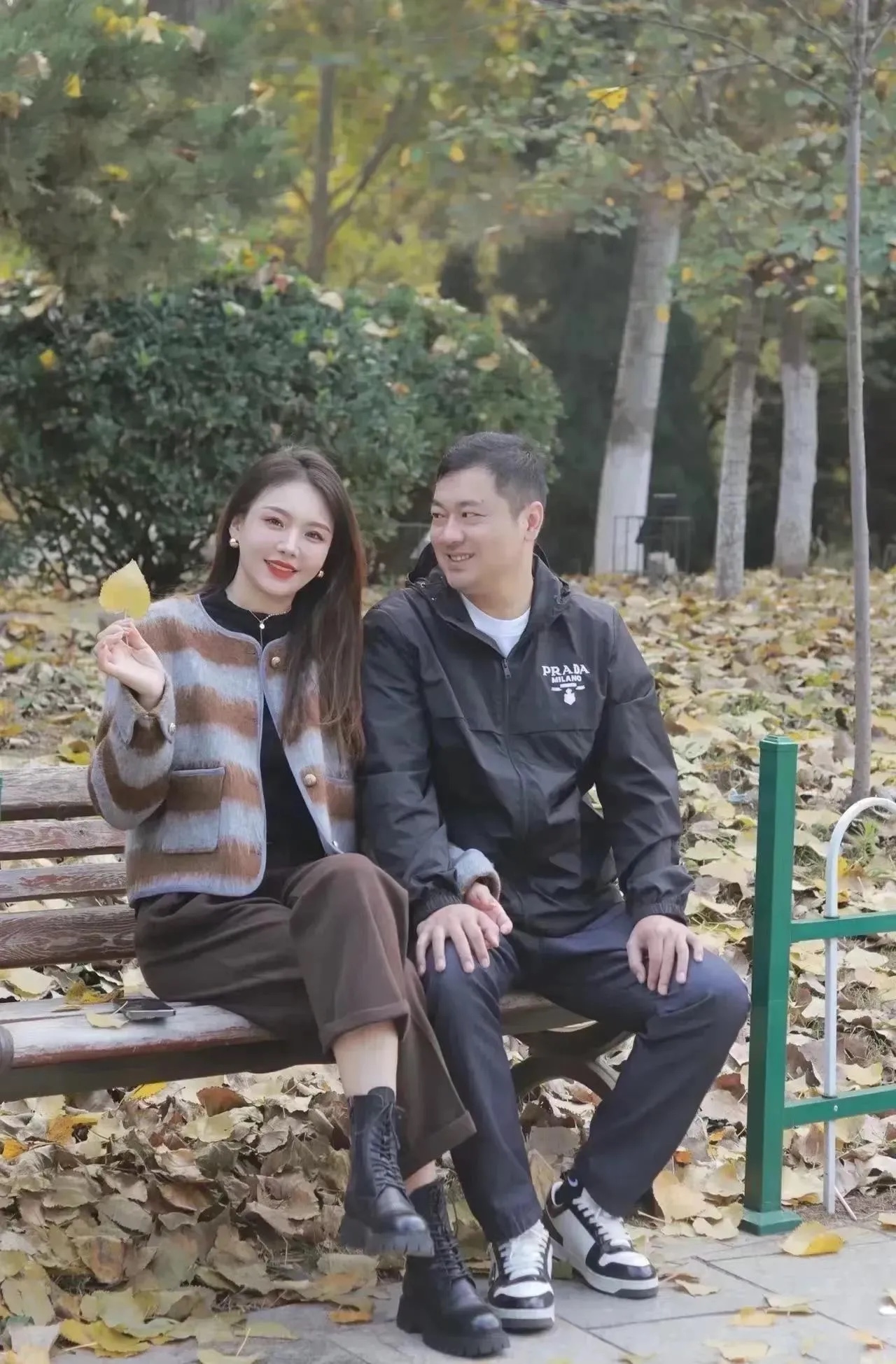 照片摄于2018年，当时我丈夫36岁，在武汉一家房地产公司担任部门主管。我今年3