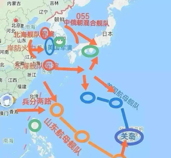 原本计划15天，规模超万人的美军“黄海军演”，在解放军海军的“围观”下，仅5个小