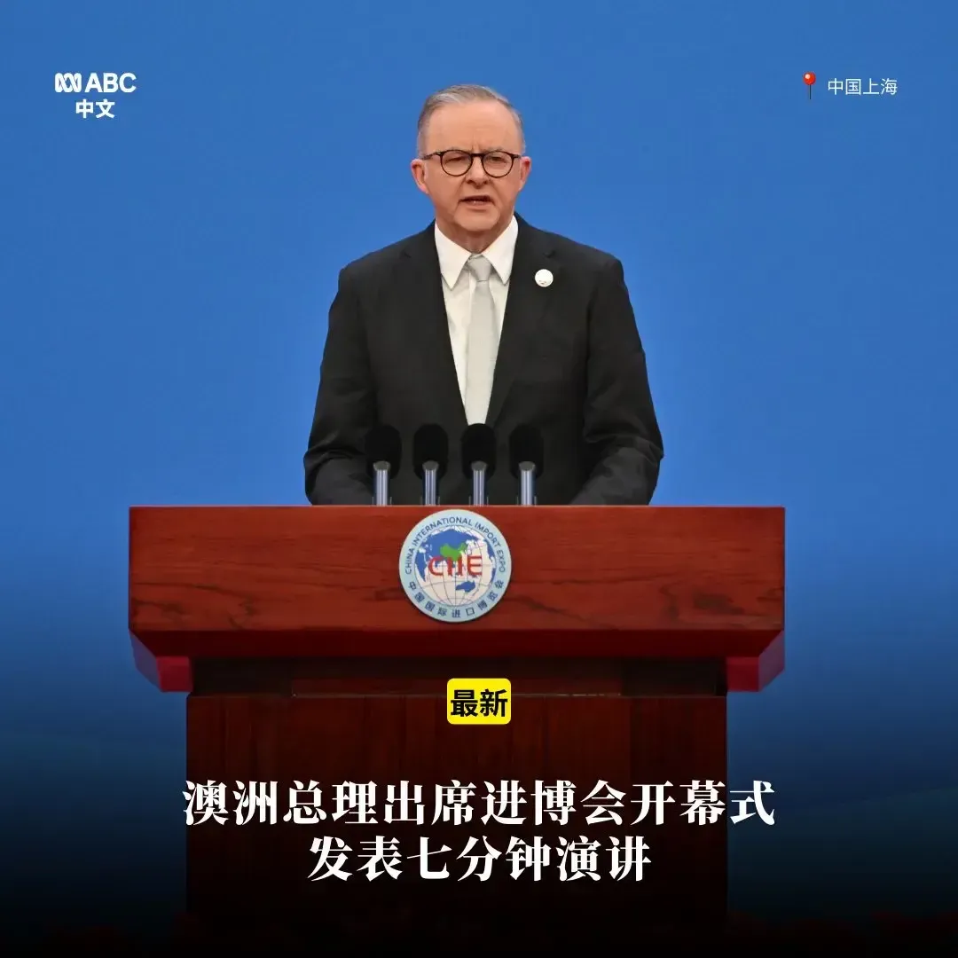 阿尔巴尼斯称：中澳矛盾只符合邪恶国家的政治利益！
在上海进博会上，阿尔巴尼斯进行
