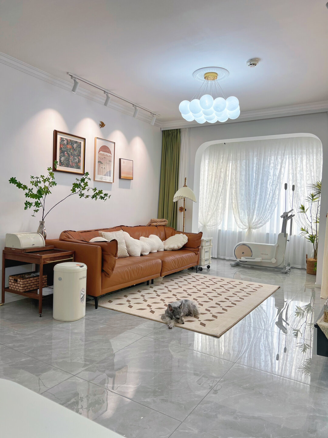 6w自装109平，但朋友说像30w啊
我家建筑面积109平方，套内82平，硬装6