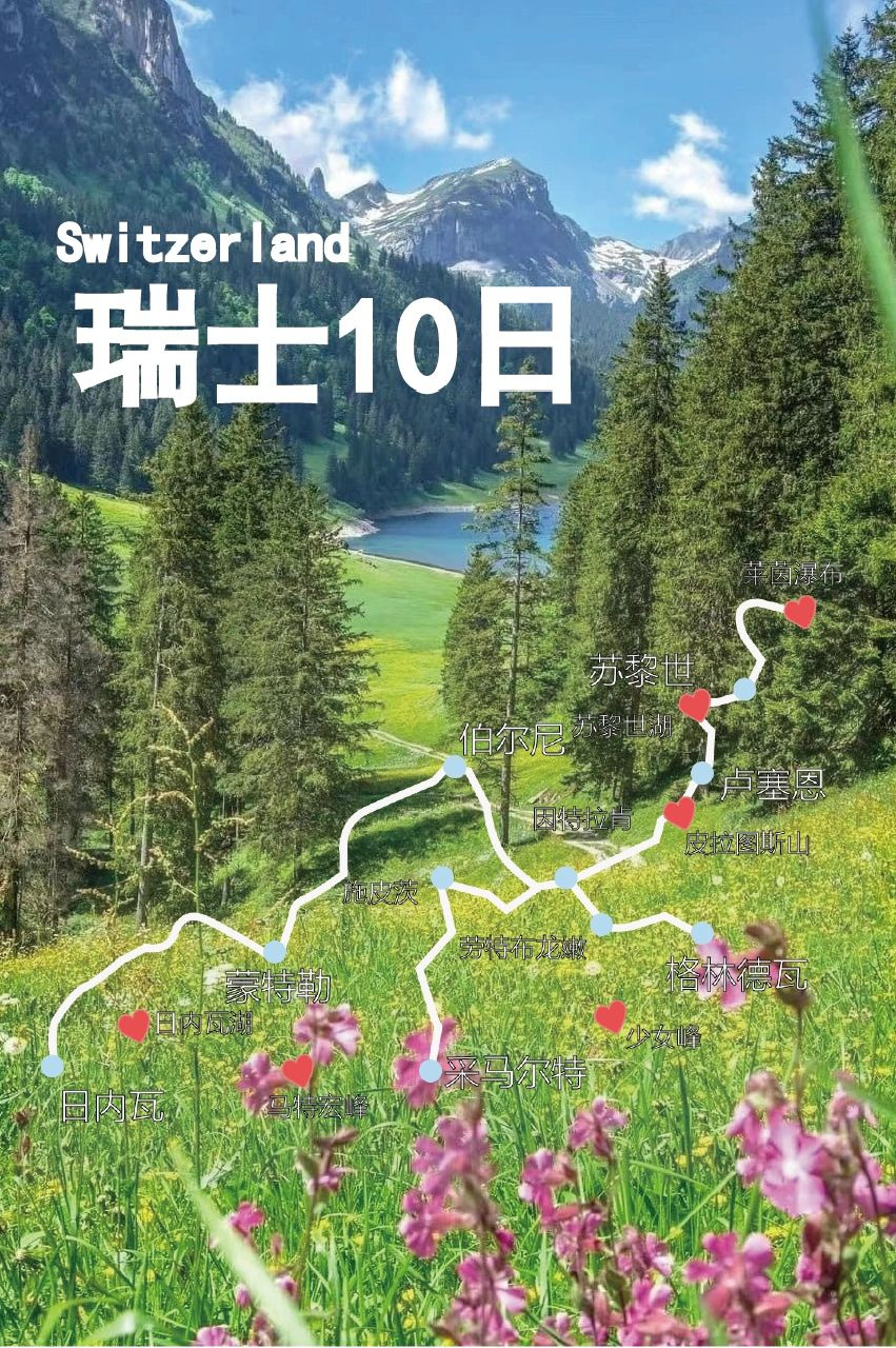 10天瑞士沉浸游🌈🌈姐妹👭们快上车