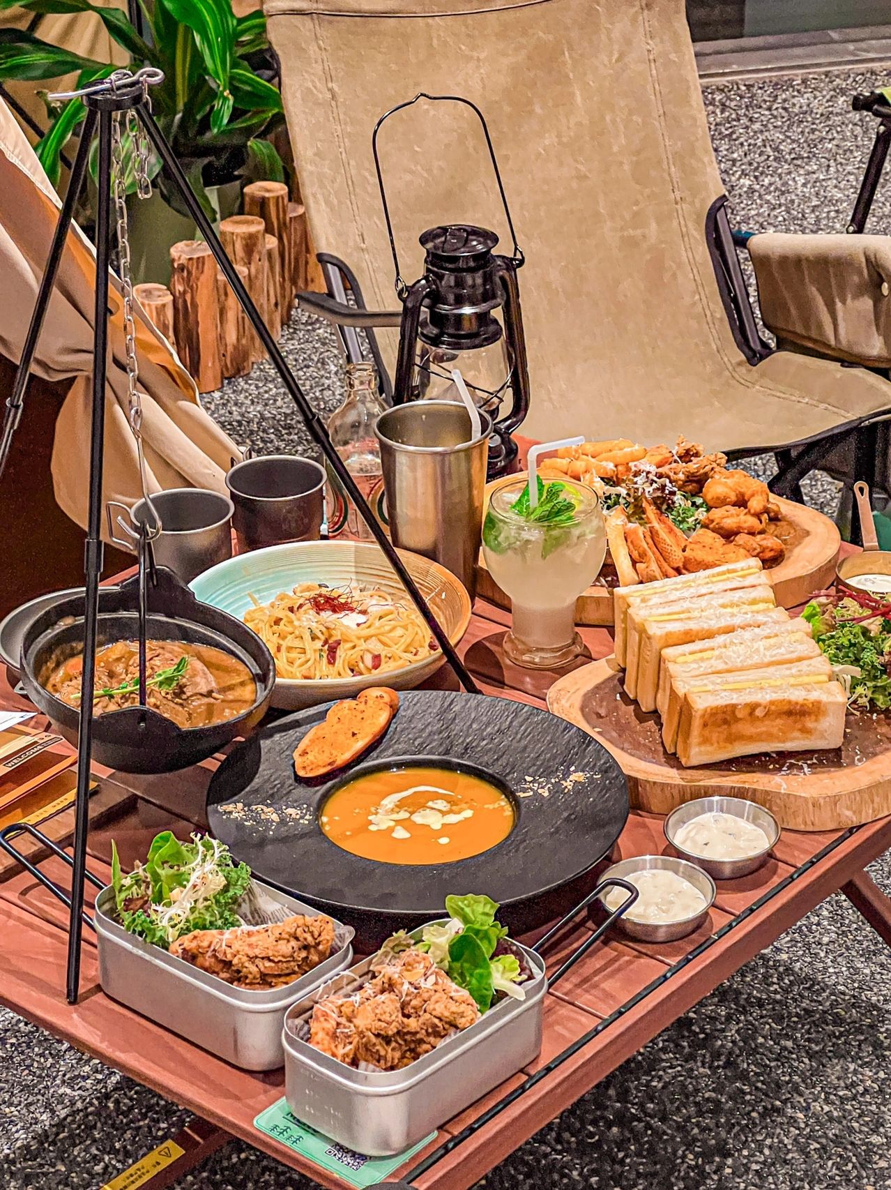 广州|藏在市区露营餐厅，度假氛围感十足