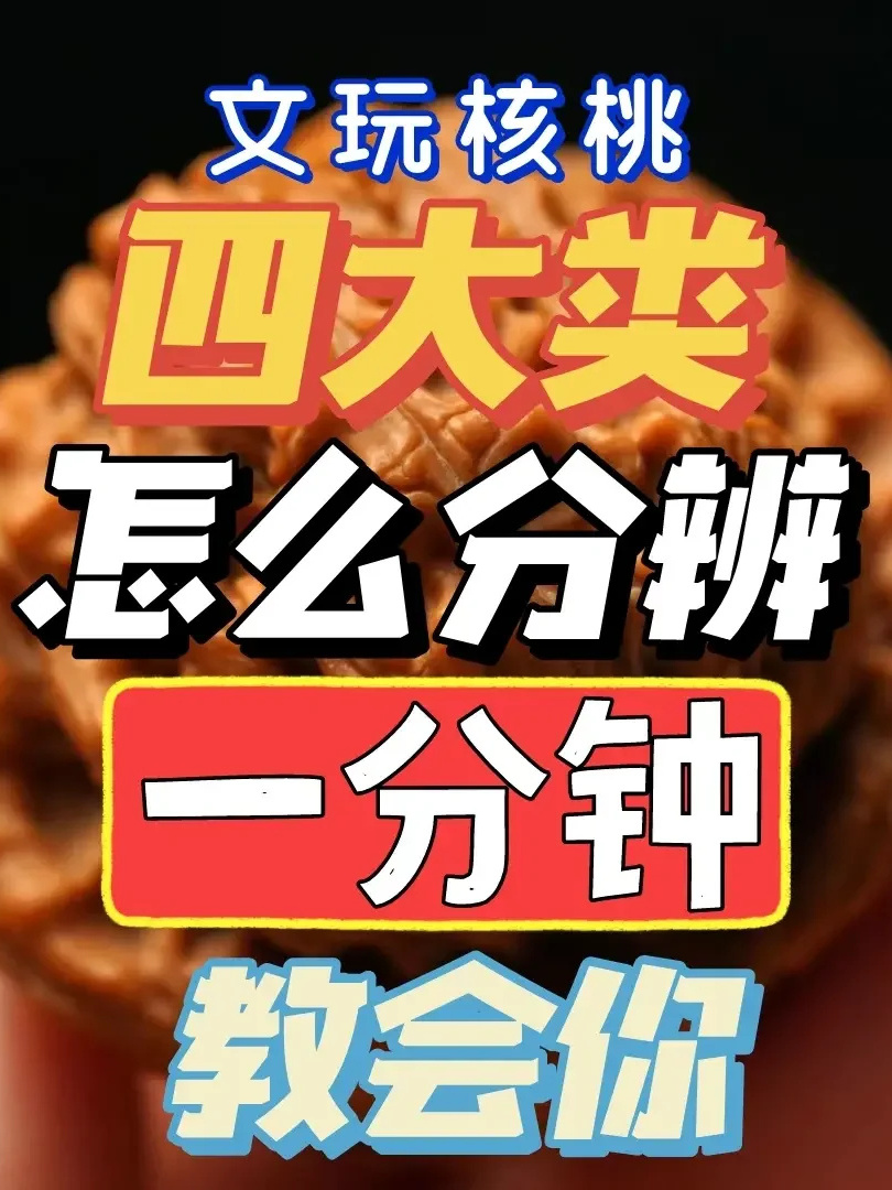文玩核桃四大类怎么看❗️1️⃣次教会你❓