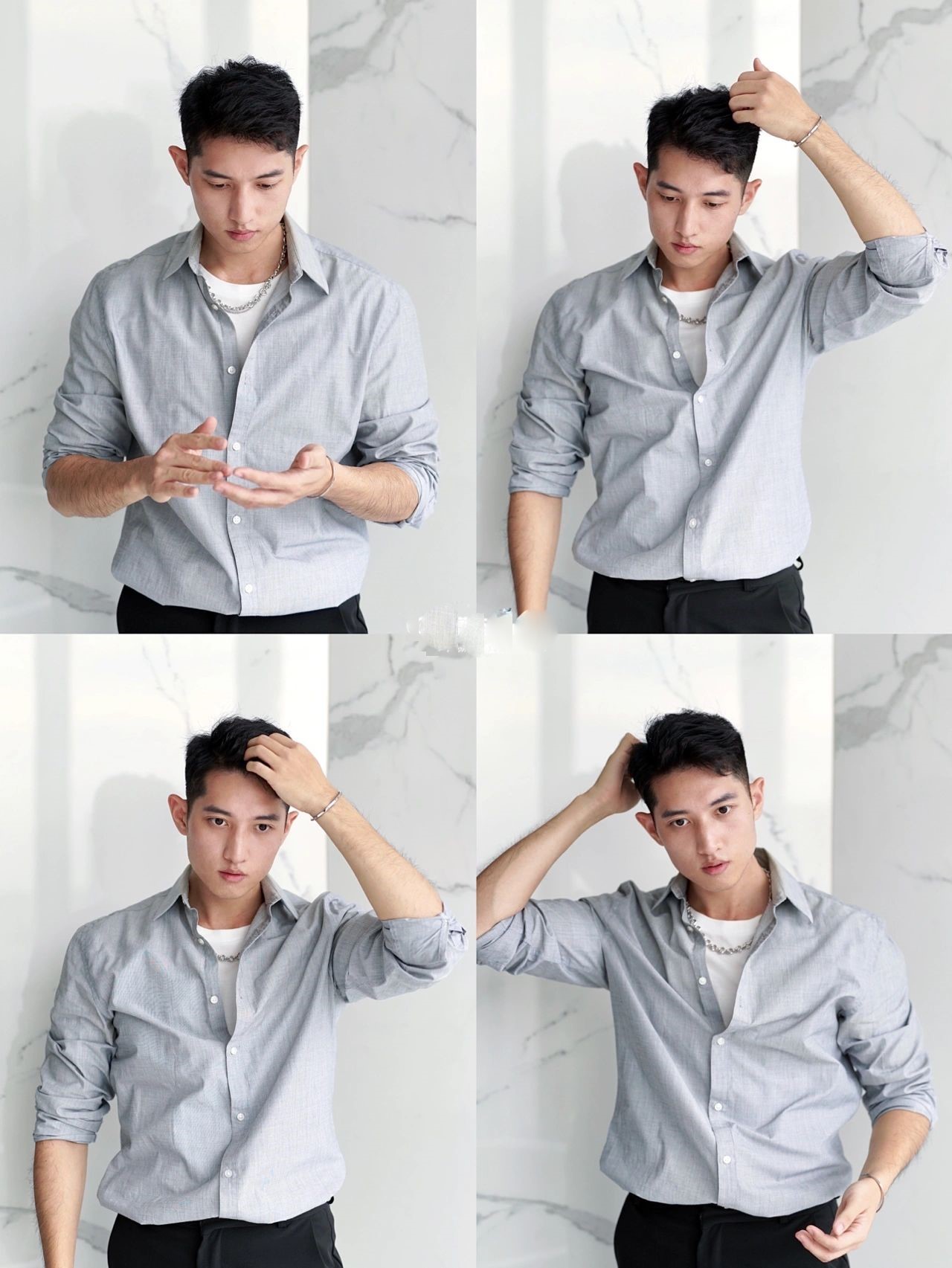 男士发型参考｜韩式商务风信手捏来