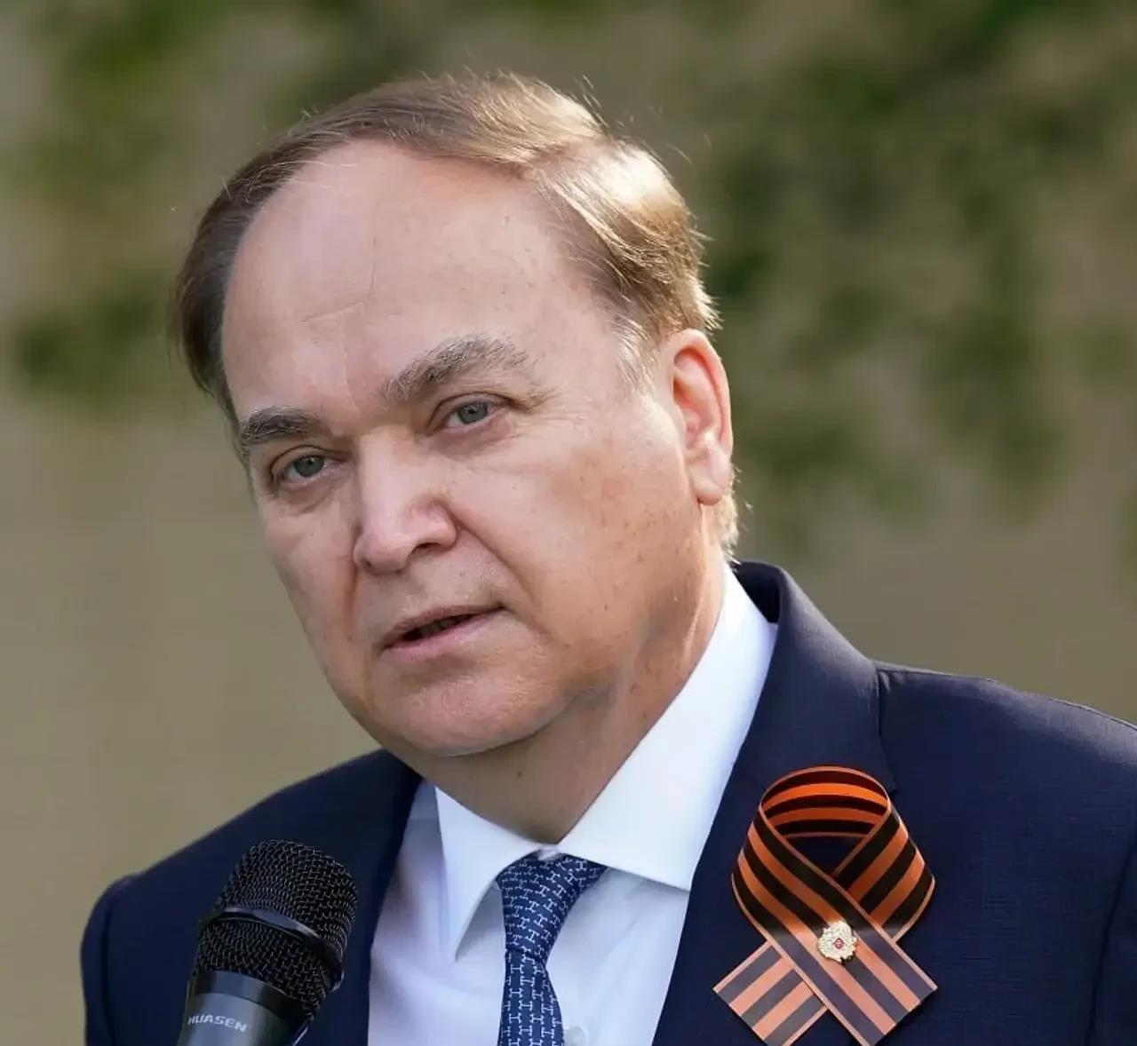 俄罗斯驻美国大使阿纳托利·安东诺夫在评论美国总统乔·拜登接受哥伦比亚广播公司采访