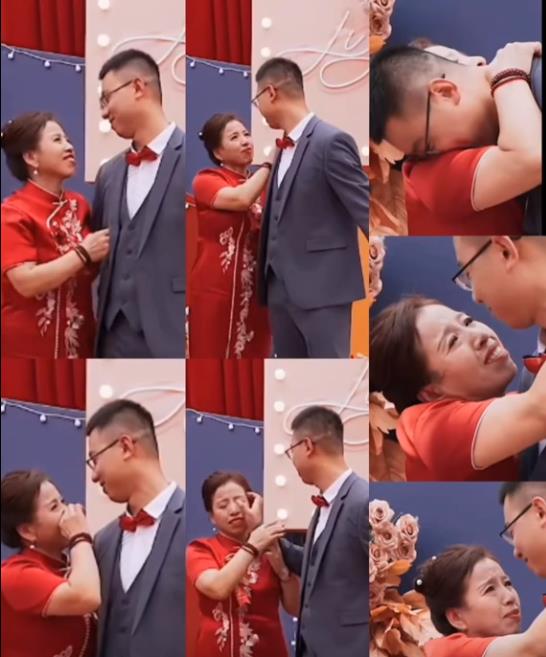 你敢相信这是妈妈和儿子？不知道的还以为是老妻少夫呢？婚礼上搞这一出，儿媳和娘家人
