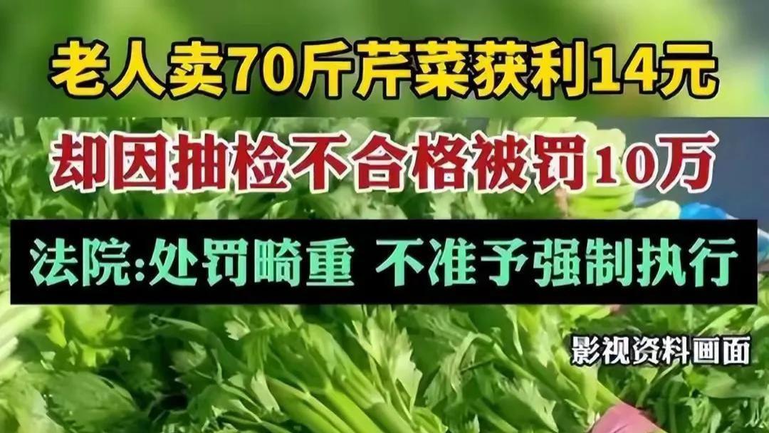 逮住菜农几十元违规菜，罚款上十万元，不算英雄，执法应该人性化