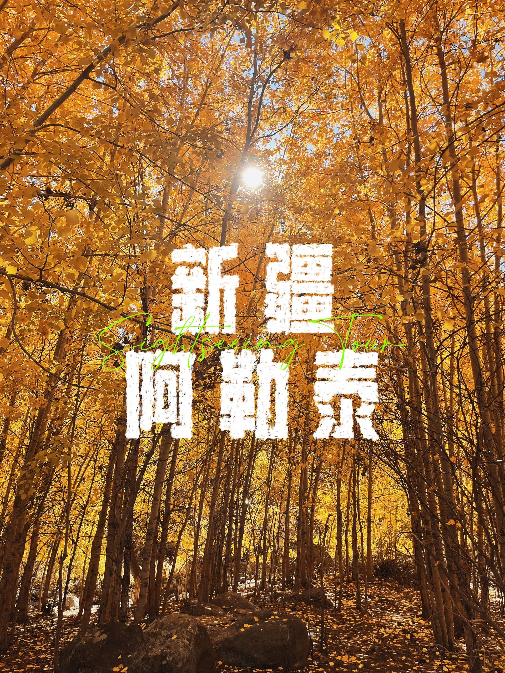 十月，来新疆看秋景吧！