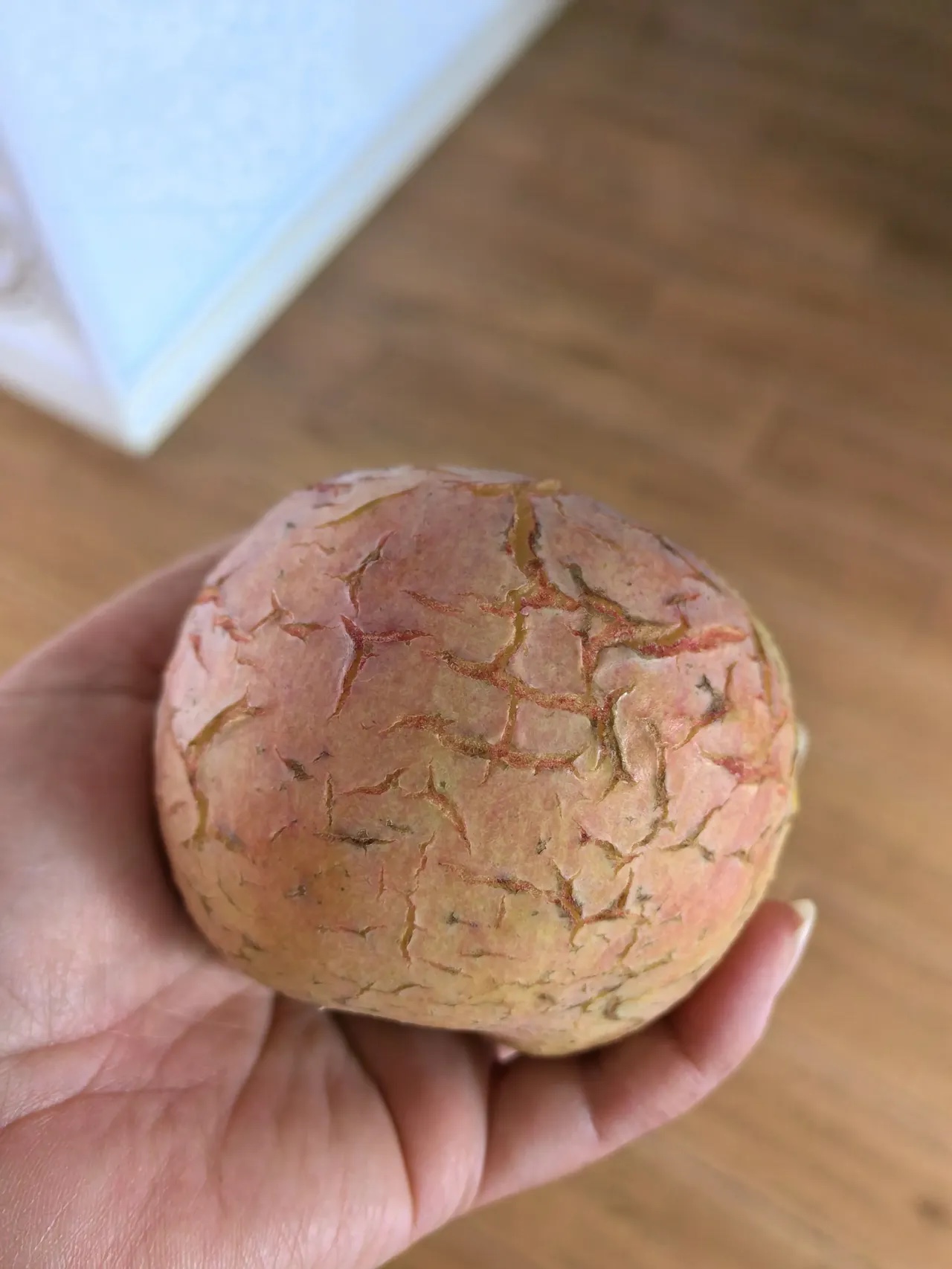 家里有苹果园，每次我都是捡这样的吃，比表面光滑的好吃多了，不过这样的苹果也卖不出