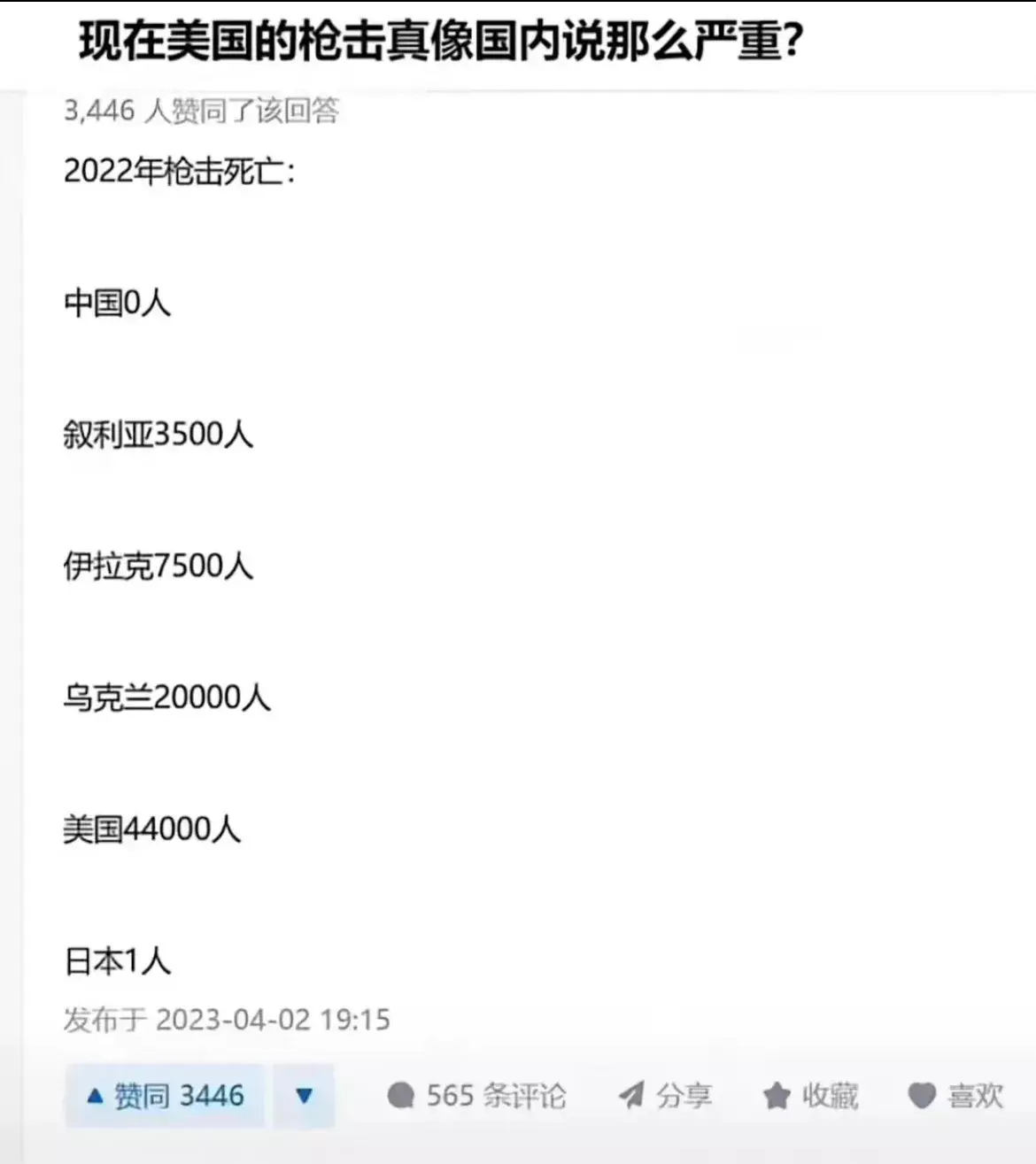 美国真有那么严重？