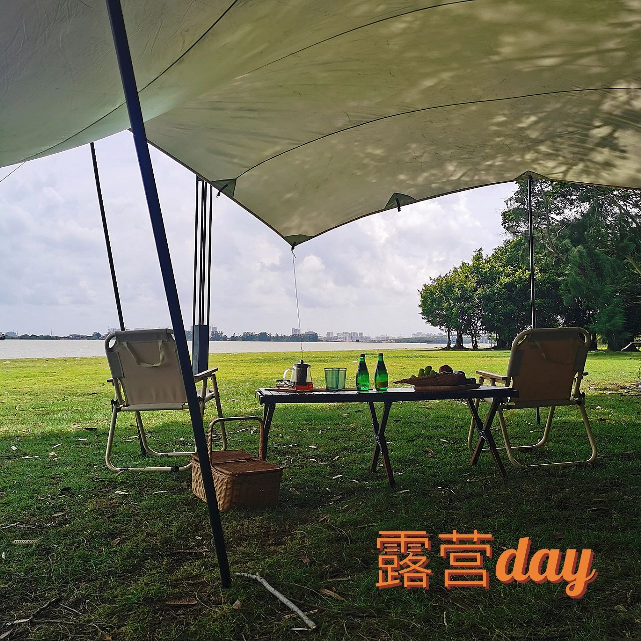 在广州露营选择点之一|南沙珠江湾