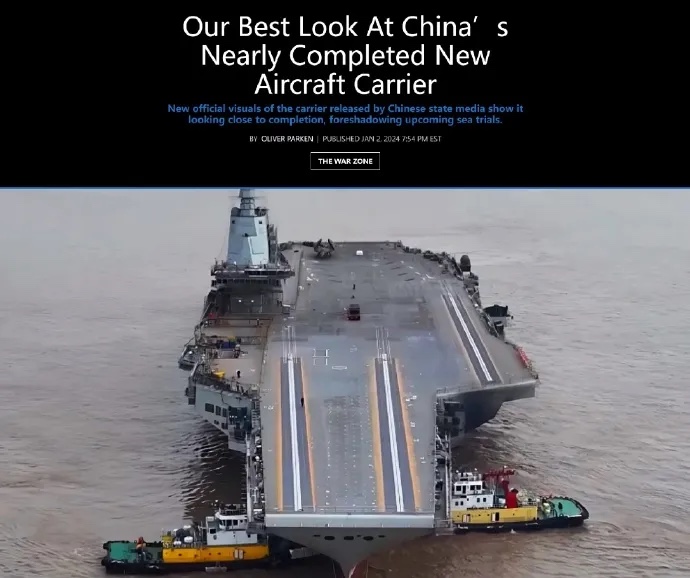 不知道大家发现没有，现在福建舰航母的建造完全暴露在公众的视野中，难道真的没有保密