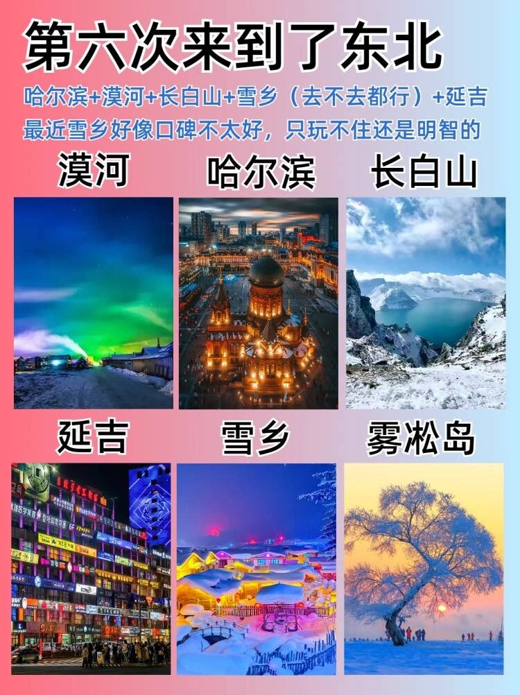 第六次来东北了，抽时间写一写攻略