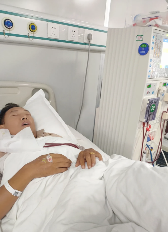 心痛我的老公，他还是没能逃脱透析这道坎，当初就不该让他去开车，最可恨的是货拉拉把