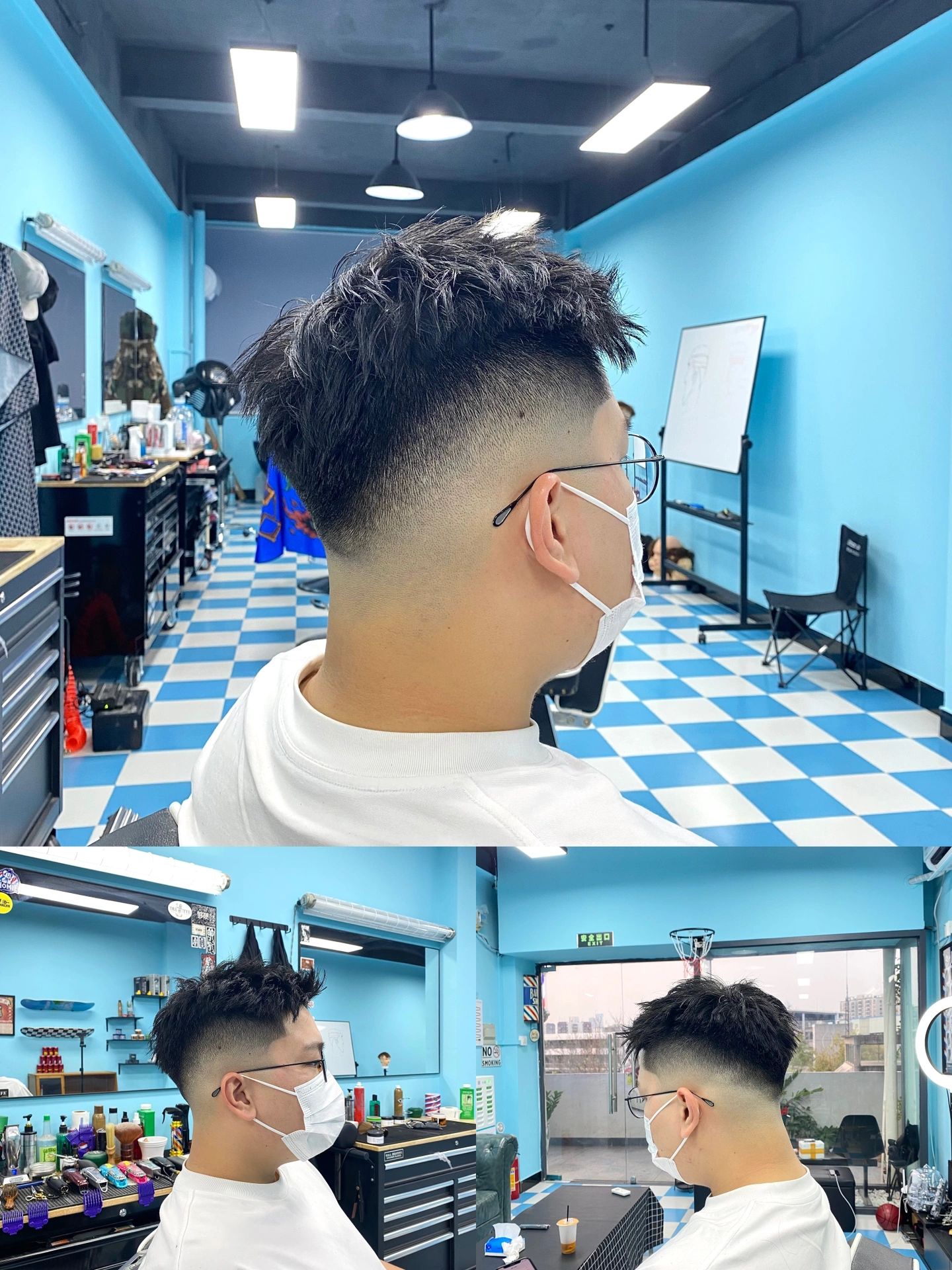 胖脸圆脸大脸男生的帅气发型