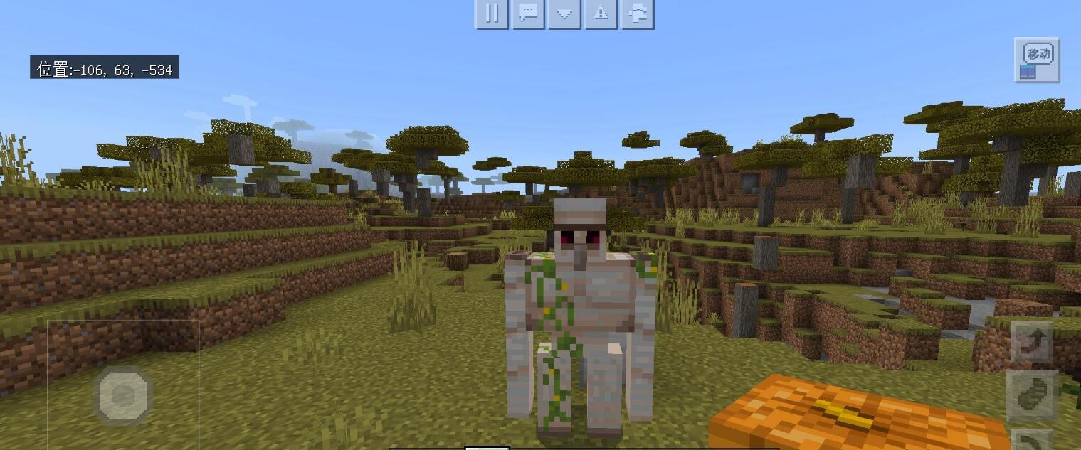 《我的世界》游戏中村民的守卫者：铁傀儡