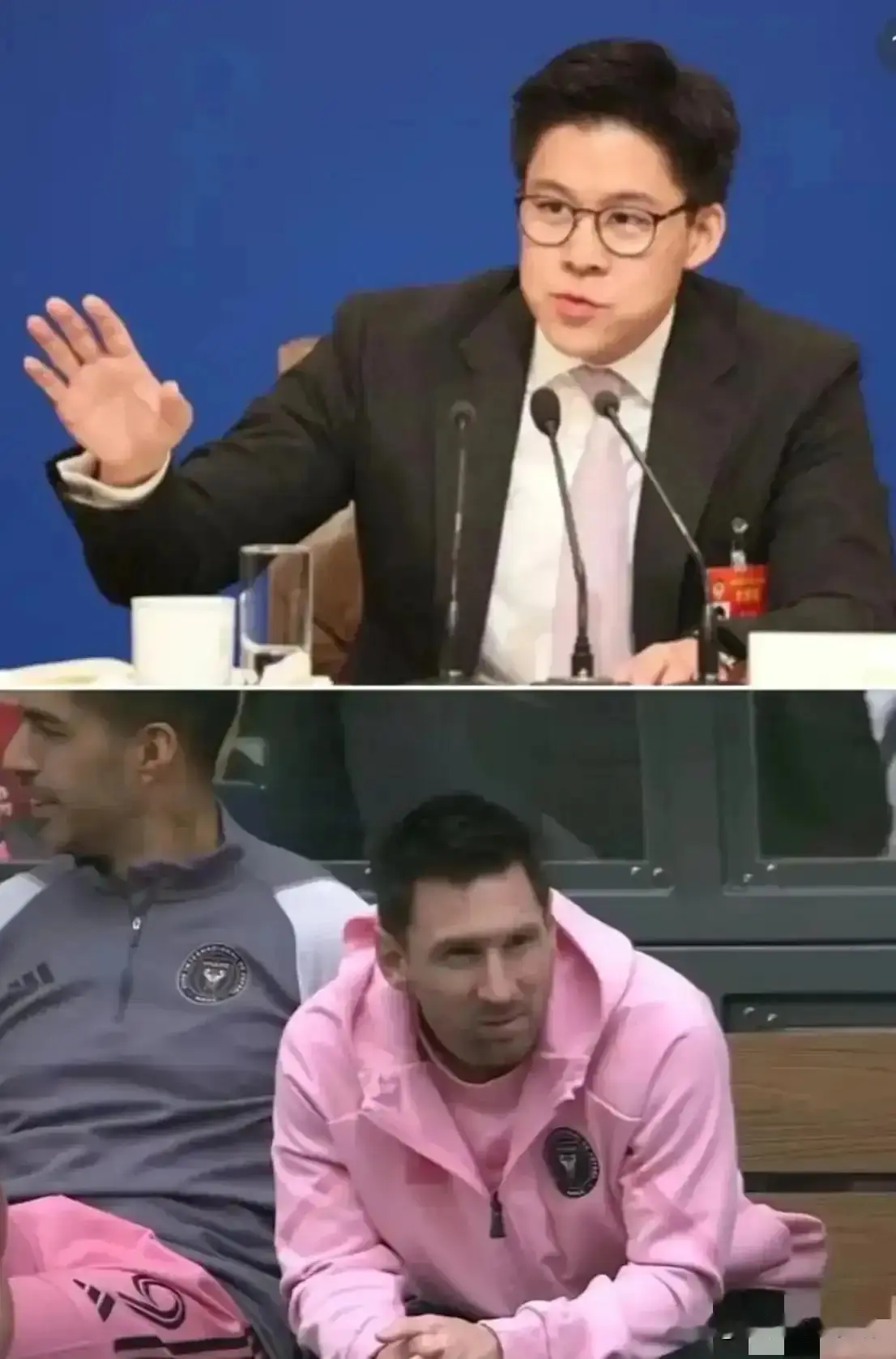 霍启刚回应梅西粉丝：“作为悉尼奥运会银牌得主、雅典奥运会金牌得主、北京奥运会金牌
