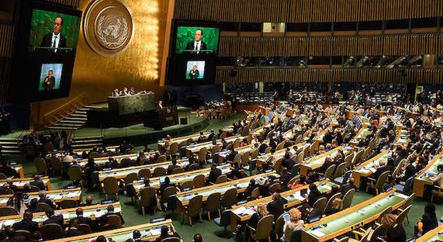 伊拉克方面解释了，关于在联合国大会上，投票巴勒斯坦问题草案的时候，伊拉克弃权票的