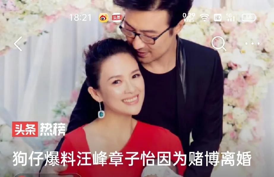 突发！汪峰章子怡离婚了！曾经两个人秀恩爱秀的那么好，汪峰求婚仪式上，也是动用了很
