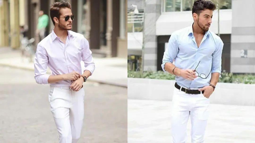 夏季男士白色牛仔裤如何搭配各类单品，既显高级时尚又显品味气质？