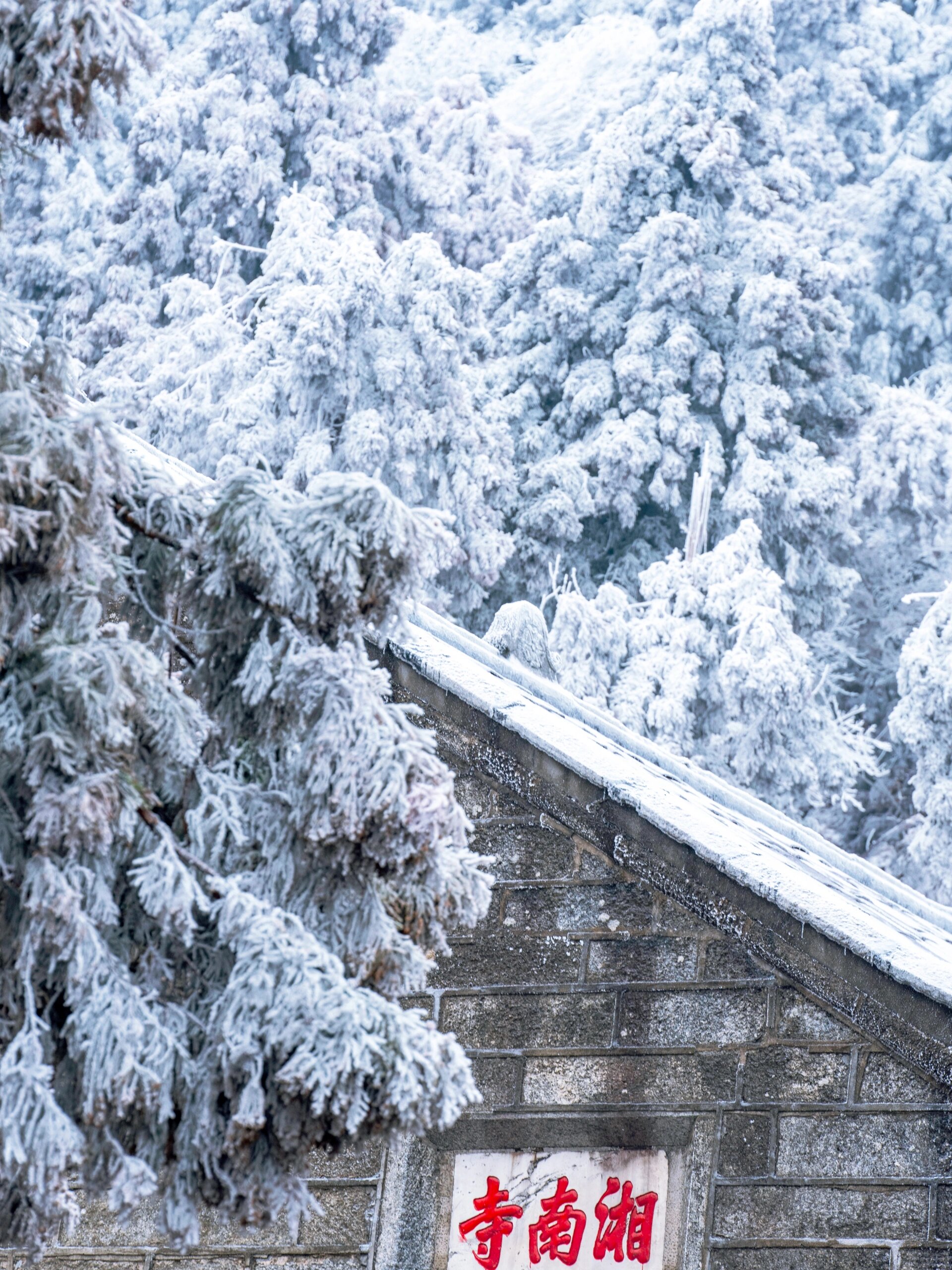 南方的第一场雪-南岳衡山