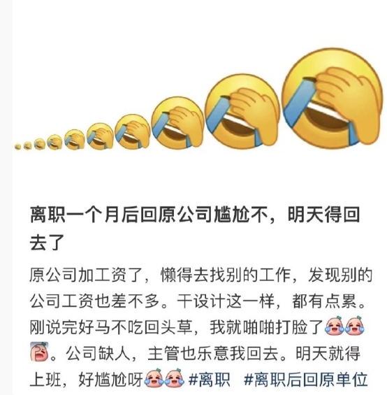 只要公司钱到位，随时都能回去肝。 ​​​