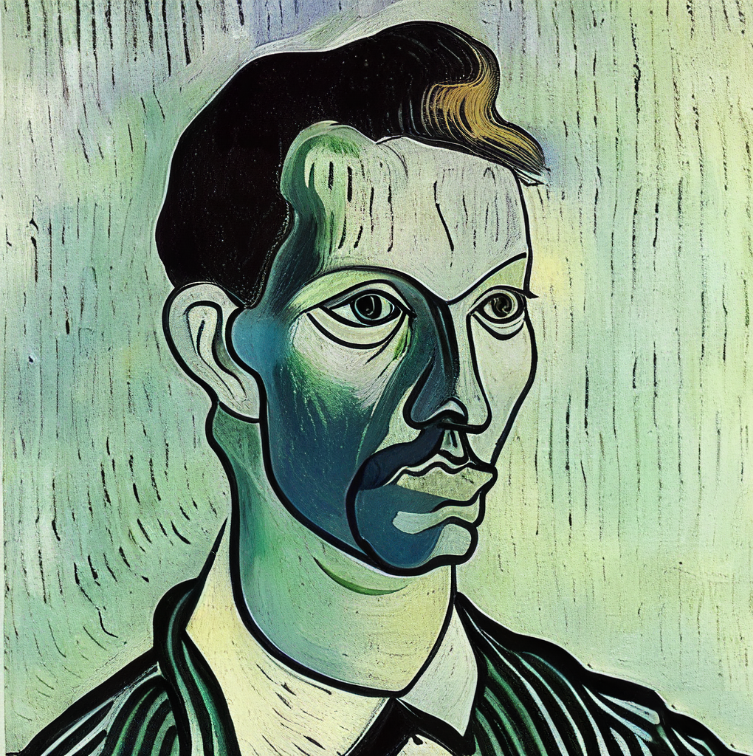 毕加索美女画像，只有到了AI时代，才能看到这些图！