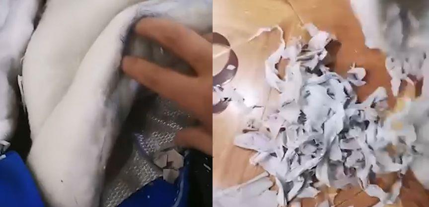 10月7号，吉林敦化，一位家长发视频爆料称，孩子的冬季校服质量太差引发关注。视频