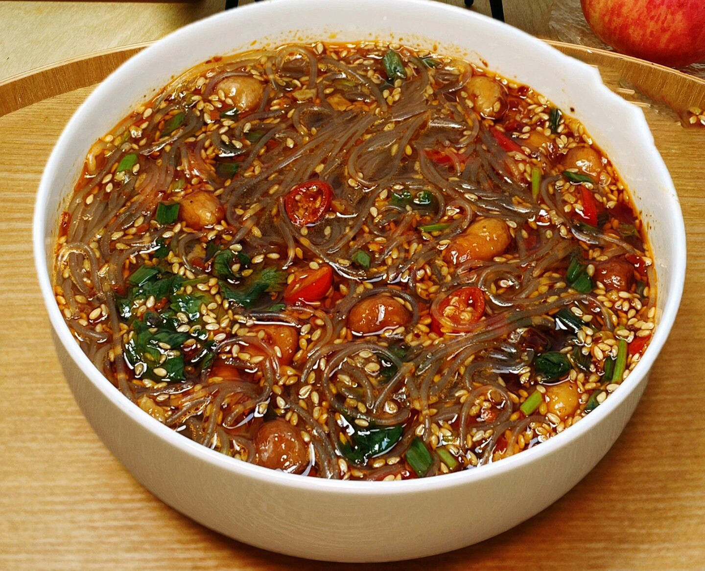 一直心心念念的酸辣粉，今天终于安排上了！快来学做一碗地道的川味酸辣粉，过足瘾吧！