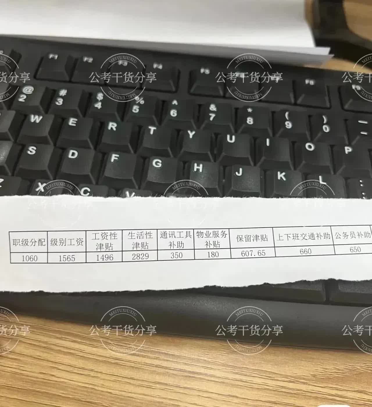 有网友最近晒出了一张疑似北京市一公务员的工资条，引起了不少争议。如果这是真的，那