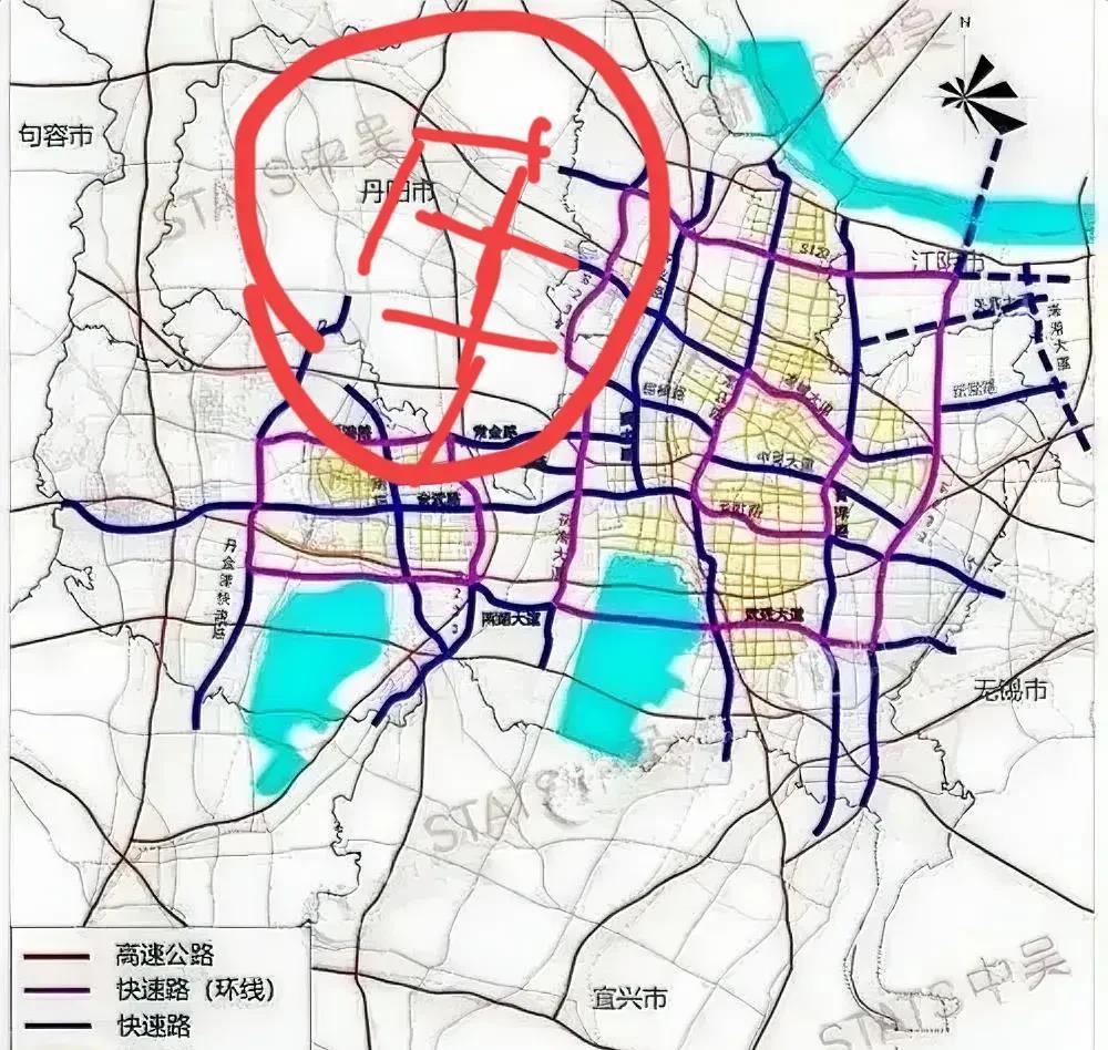 常州能否成就超大城市最后得靠丹阳啦！
上世纪80年代市管县分家造成的地域割裂，在
