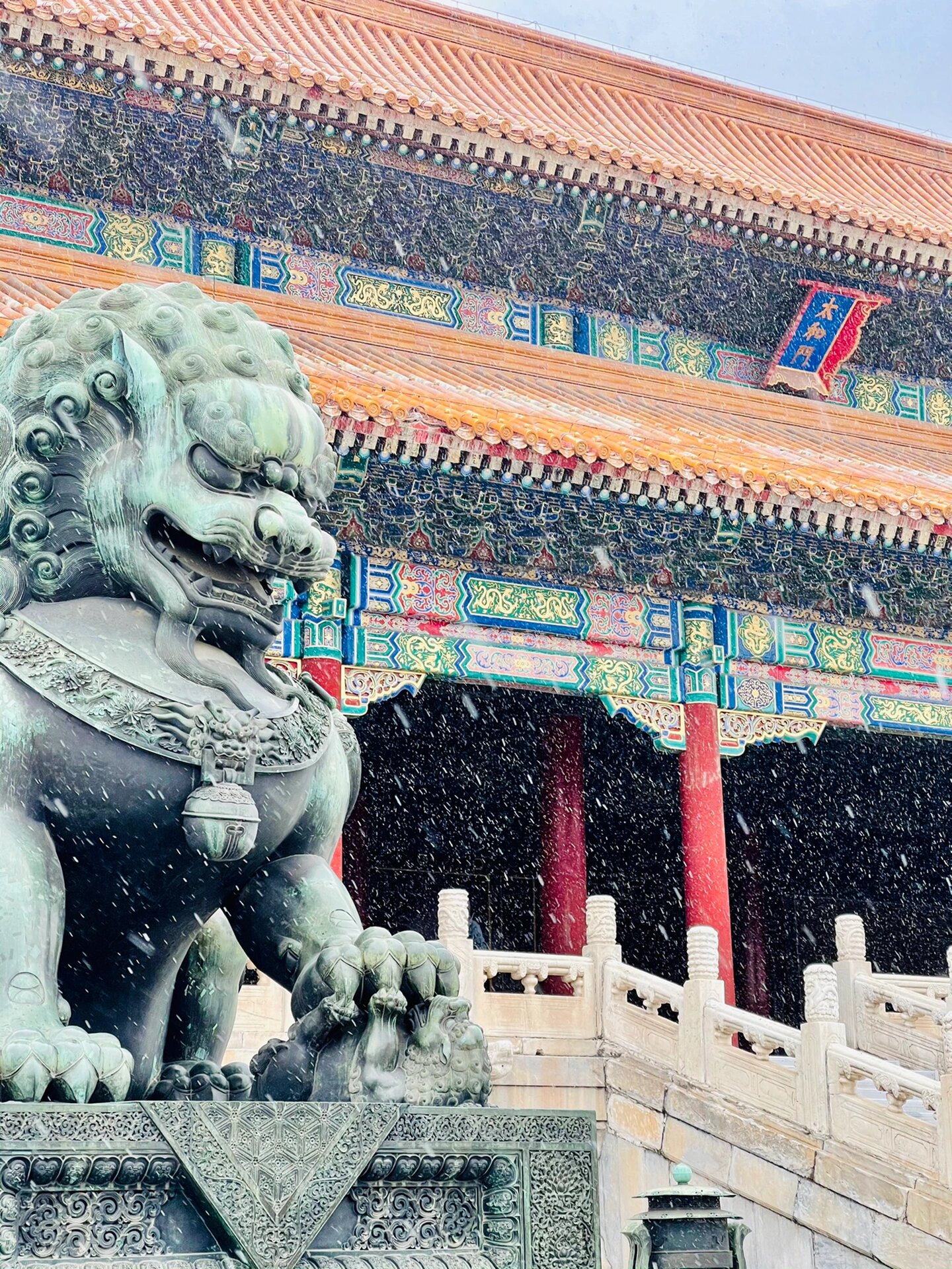 北京有一种美❄️是故宫下雪❄️