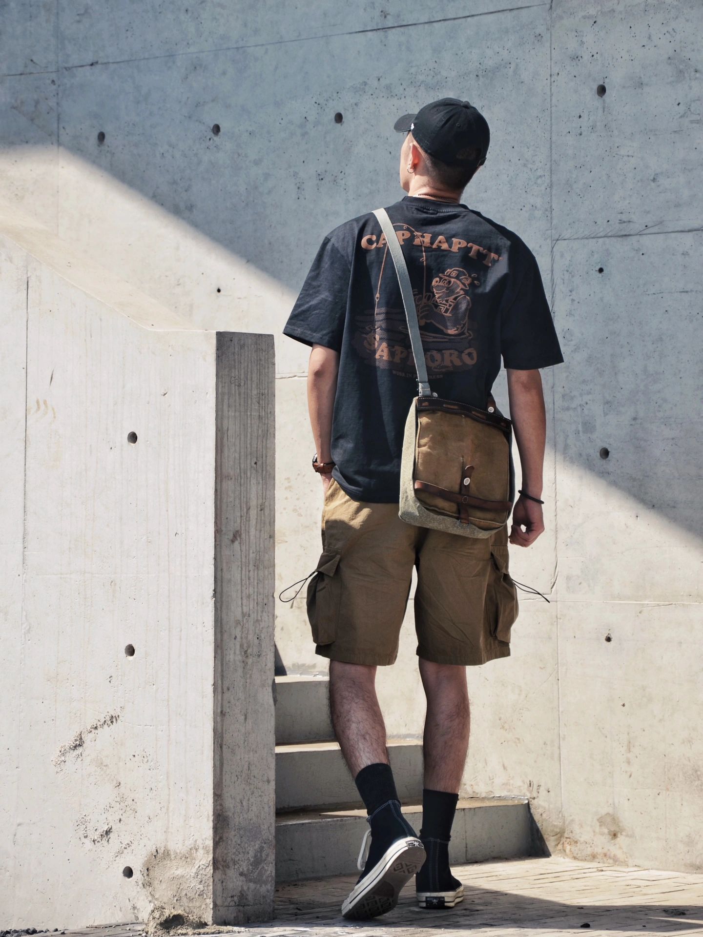 复古穿搭，夏季出街。